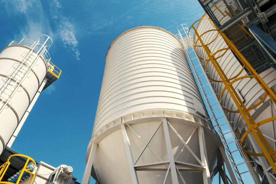 Industrial storage silos